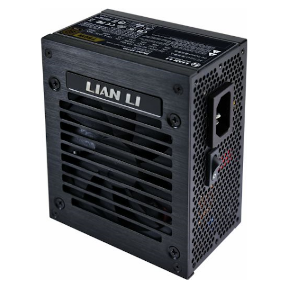 A large main feature product image of Lian Li SP750 750W Gold SFX Modular PSU - Black
