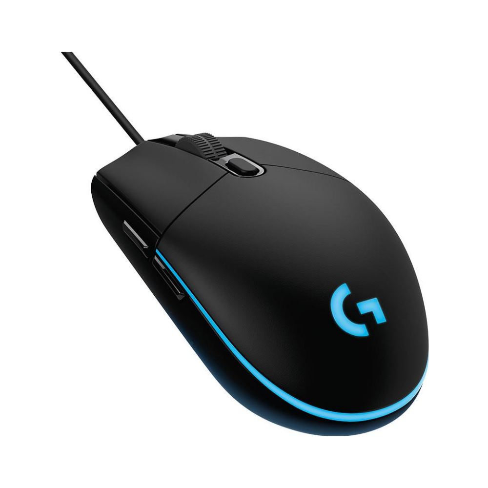 A large main feature product image of Logitech G203 LIGHTSYNC RGB Gaming Mouse - Black