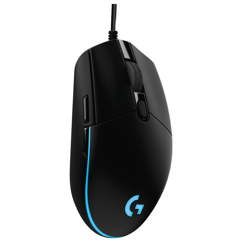 A large main feature product image of Logitech G203 LIGHTSYNC RGB Gaming Mouse - Black