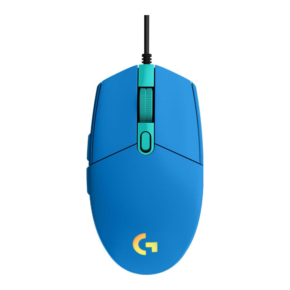 A large main feature product image of Logitech G203 LIGHTSYNC RGB Gaming Mouse - Blue