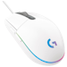 A product image of Logitech G203 LIGHTSYNC RGB Gaming Mouse - White