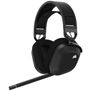 Product image of Corsair HS80 RGB Wireless Gaming Headset - Carbon - Click for product page of Corsair HS80 RGB Wireless Gaming Headset - Carbon