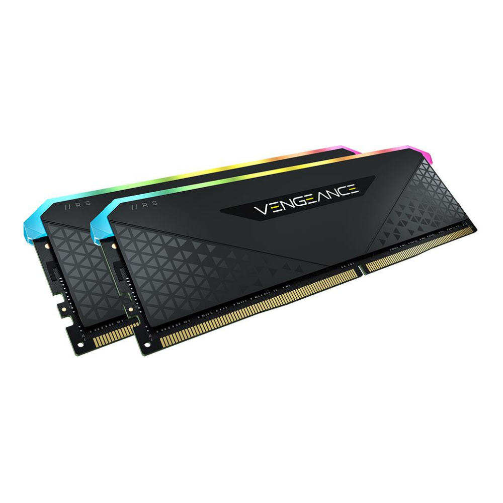 A large main feature product image of Corsair Vengeance RGB RS 16GB Kit (2x8GB) DDR4-3600 C18