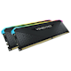 A small tile product image of Corsair 16GB Kit (2x8GB) DDR4 Vengeance RGB RS C16 3200MHz - Black