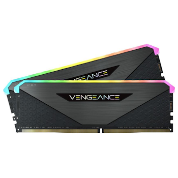 Product image of Corsair 32GB Kit (2x16GB) DDR4 Vengeance RGB RT C16 3600MHz - Black - Click for product page of Corsair 32GB Kit (2x16GB) DDR4 Vengeance RGB RT C16 3600MHz - Black