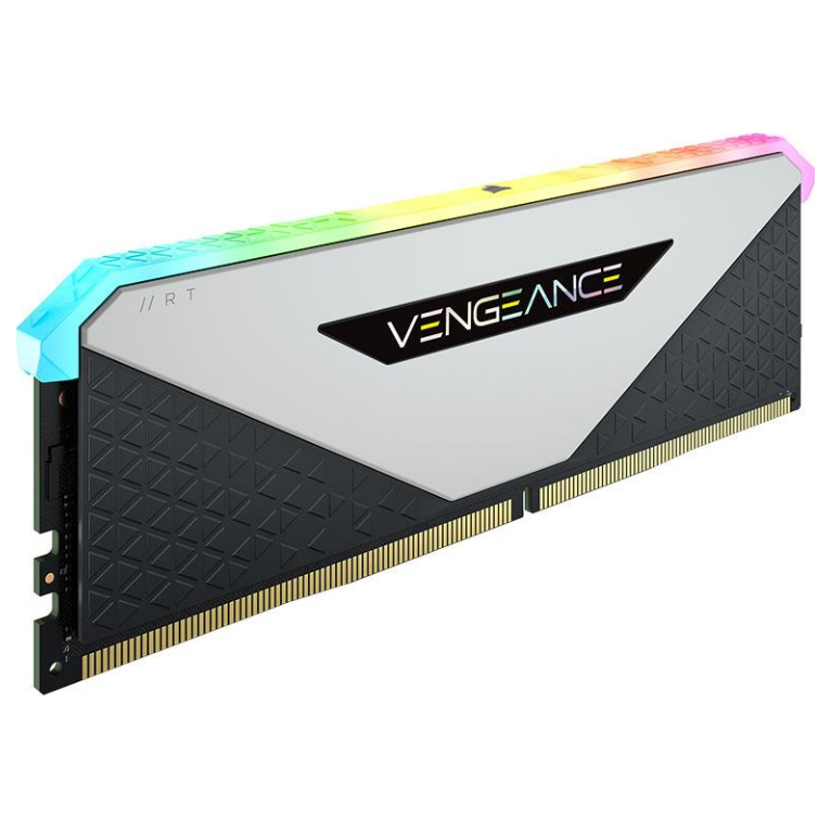 Corsair 32GB Kit (2x16GB) DDR4 Vengeance RGB RT C18 3600MHz - White