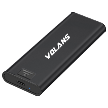 Product image of Volans Aluminium NVMe PCIe M.2 SSD to USB3.1 Gen 2 Type C Enclosure - Click for product page of Volans Aluminium NVMe PCIe M.2 SSD to USB3.1 Gen 2 Type C Enclosure