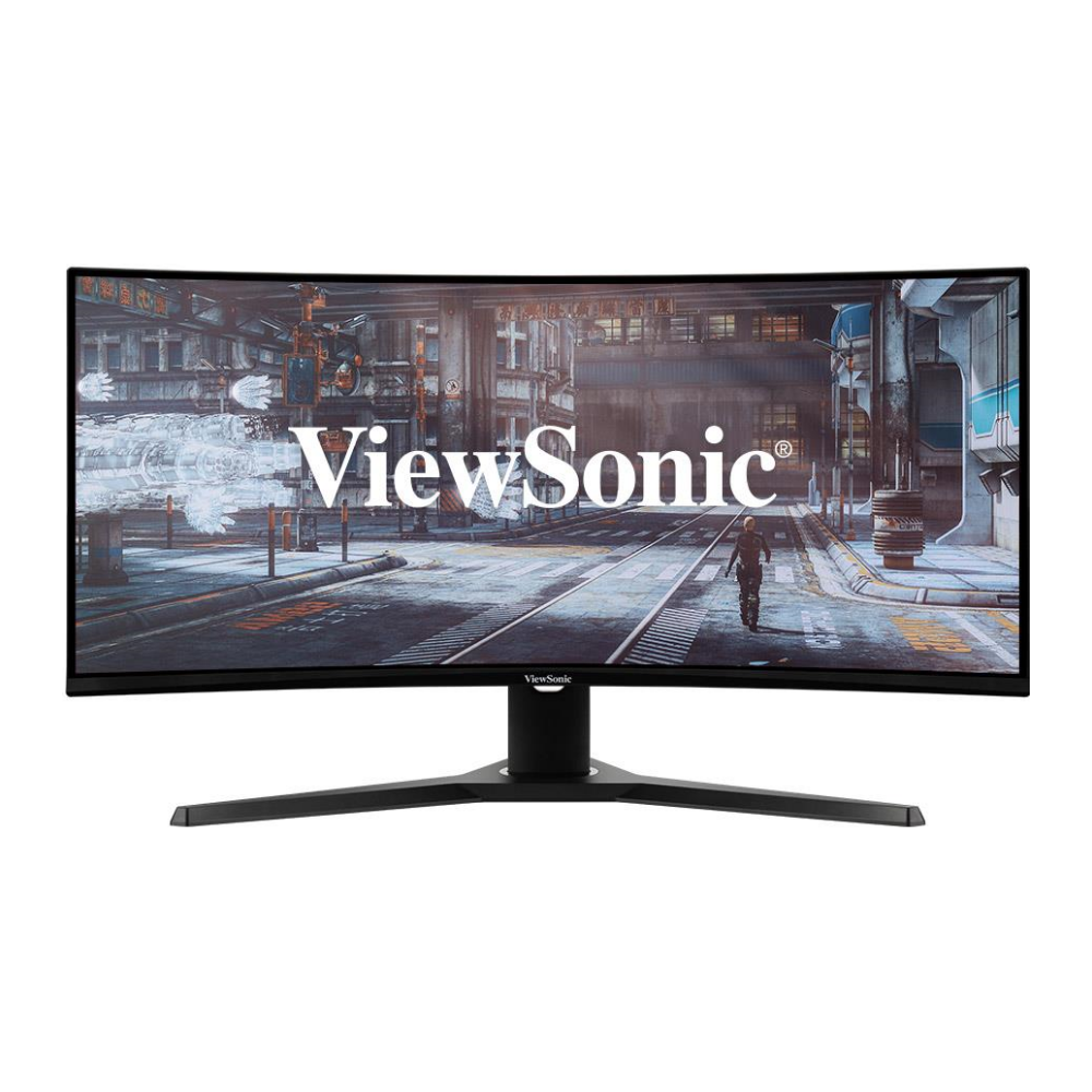 A large main feature product image of ViewSonic VX3418-2KPC 34" Curved UWQHD Ultrawide 144Hz VA Monitor