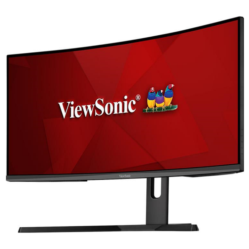 A large main feature product image of ViewSonic VX3418-2KPC 34" Curved 1440p Ultrawide 144Hz VA Monitor
