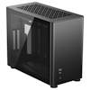 A product image of Jonsbo A4 Black mITX Case w/Tempered Glass Side Panel