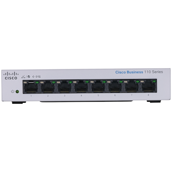 Product image of Cisco CBS110 Unmanaged 8 Port Gigabit Switch - Click for product page of Cisco CBS110 Unmanaged 8 Port Gigabit Switch