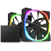 A product image of NZXT Aer RGB 2 - 140mm Twin Pack - Black