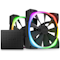 A small tile product image of NZXT Aer RGB 2 - 140mm Twin Pack - Black