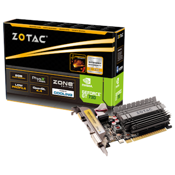 Product image of ZOTAC GeForce GT730 2GB GDDR3 - Click for product page of ZOTAC GeForce GT730 2GB GDDR3