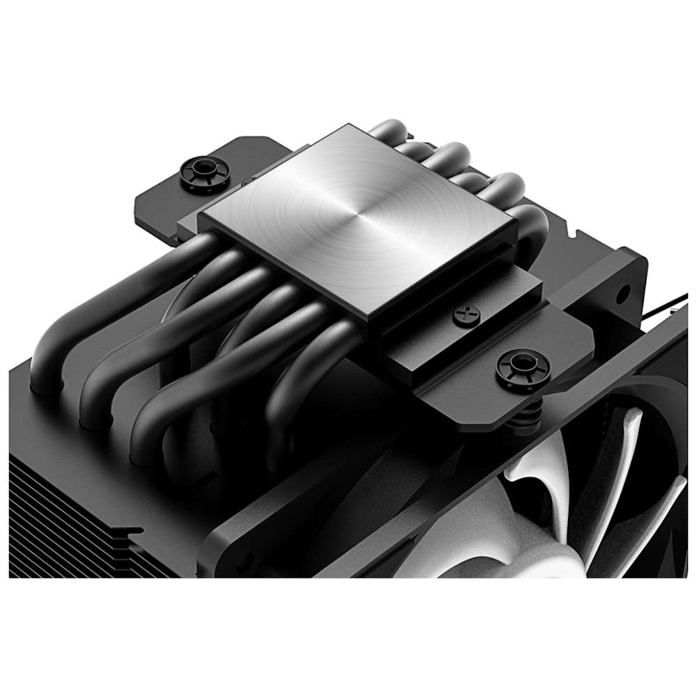 A large main feature product image of ID-COOLING Sweden Series SE-226-XT ARGB CPU Cooler