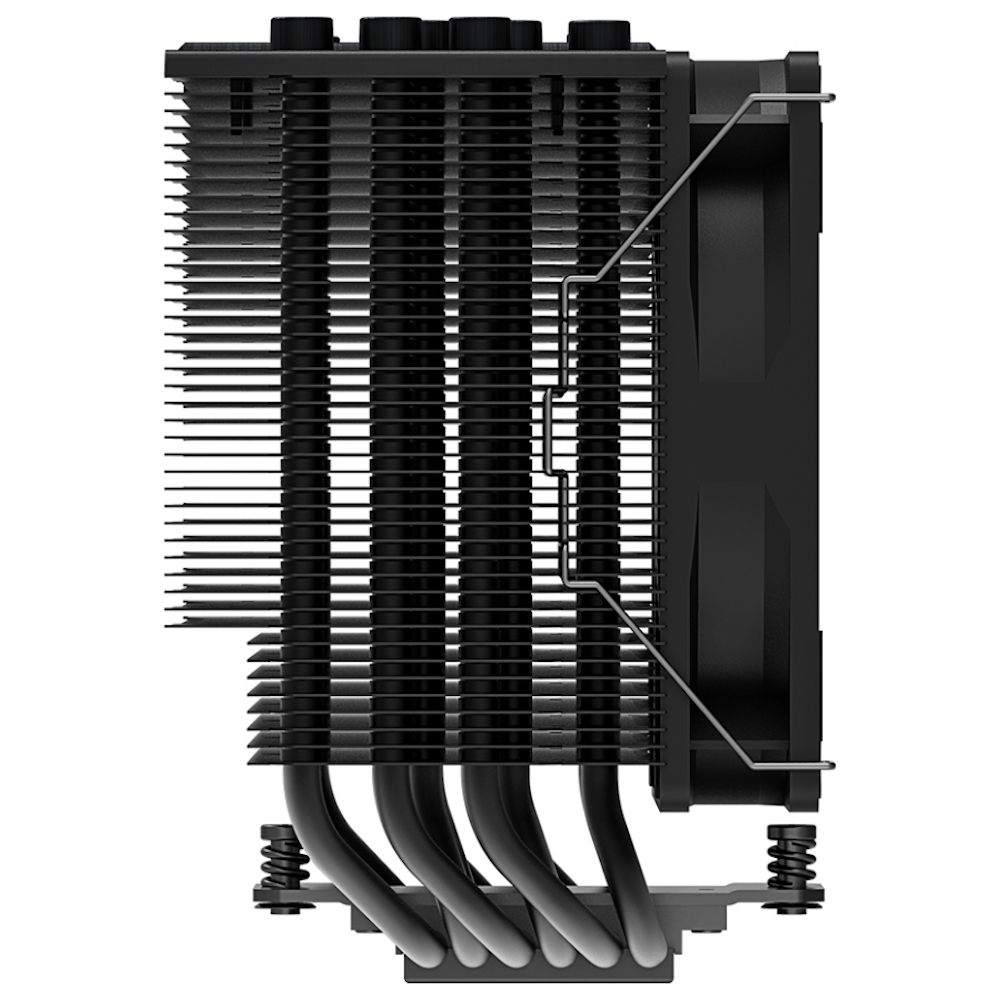 A large main feature product image of ID-COOLING Sweden Series SE-226-XT ARGB CPU Cooler