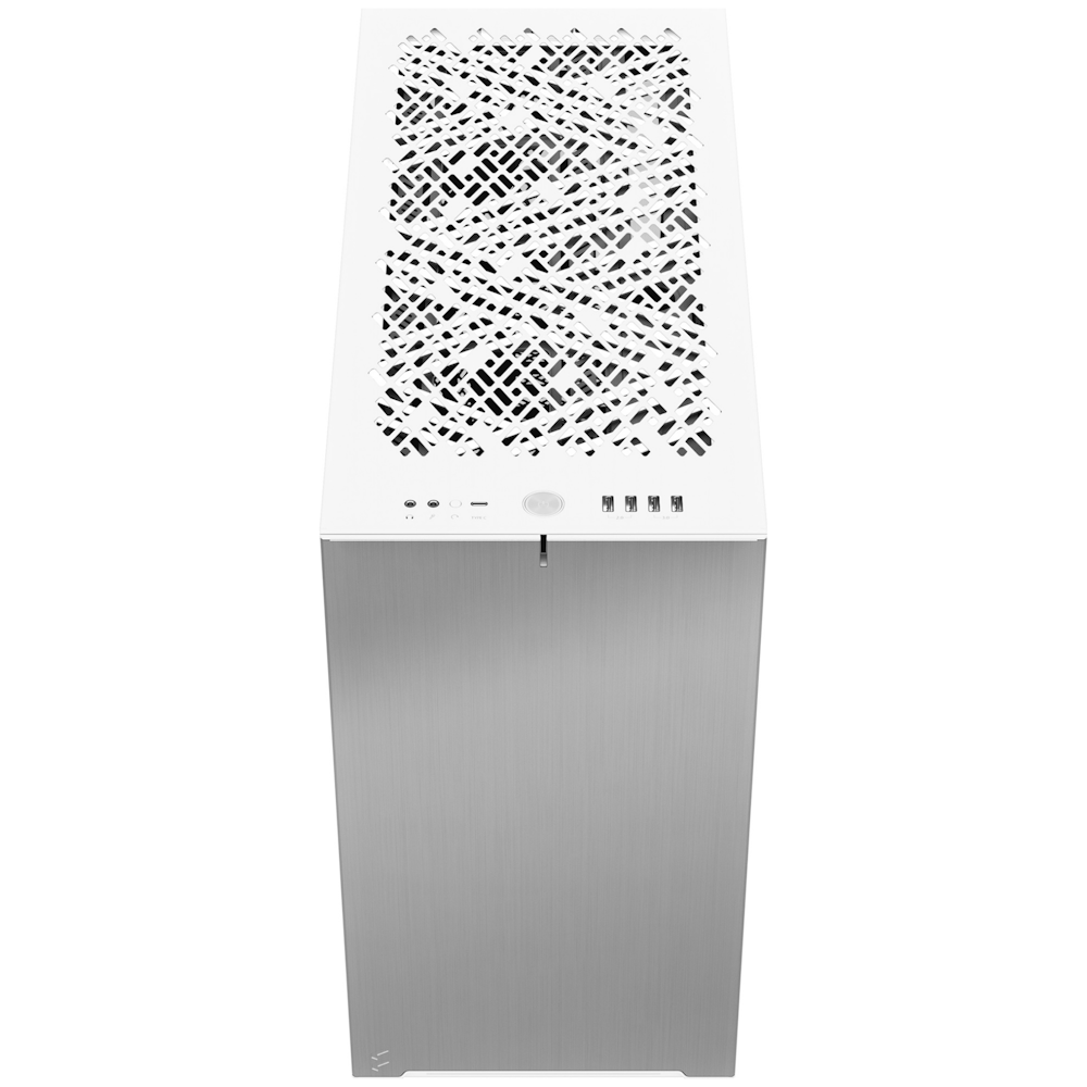A large main feature product image of Fractal Design Define 7 TG Clear Tint Mid Tower Case - White