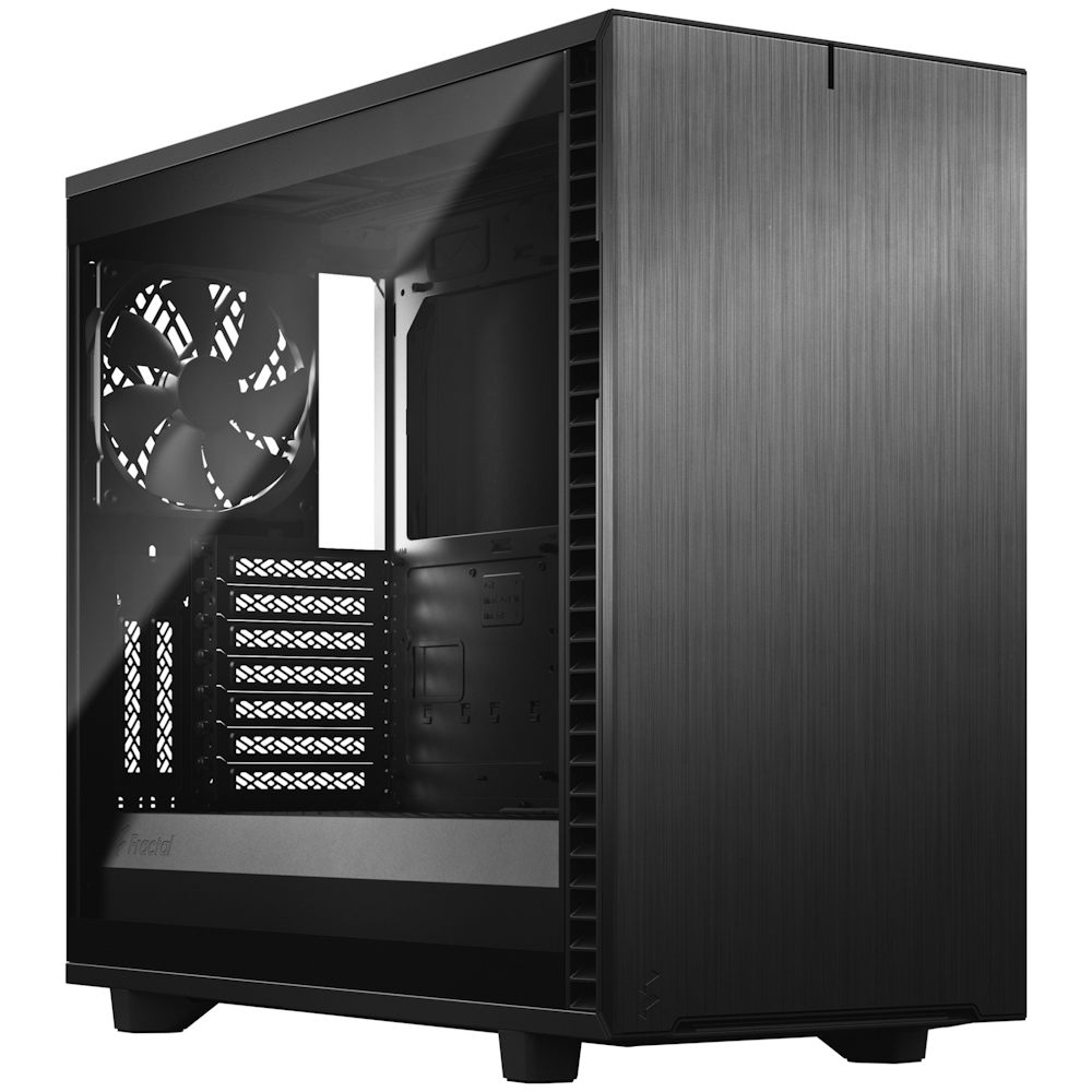 A large main feature product image of Fractal Design Define 7 TG Light Tint Mid Tower Case - Black