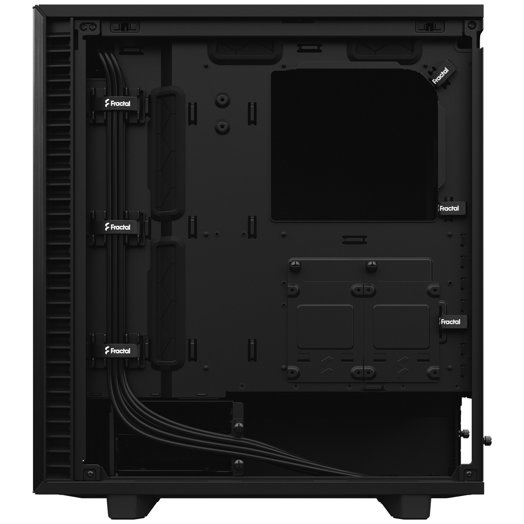 A large main feature product image of Fractal Design Define 7 Compact Mid Tower Case (Black)