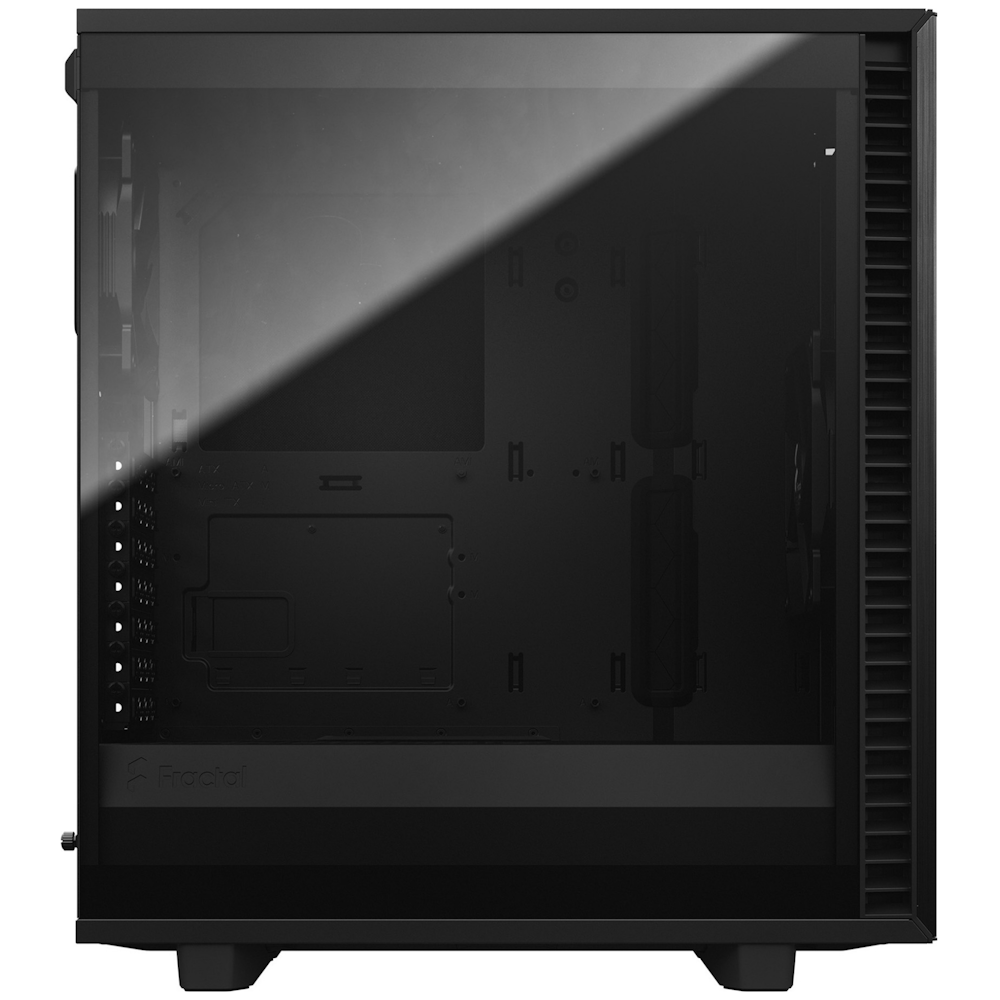 A large main feature product image of Fractal Design Define 7 Compact TG Light Tint Mid Tower Case - Black