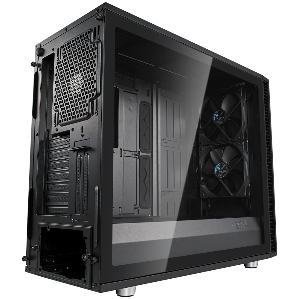 A large main feature product image of Fractal Design Define S2 Tempered Glass Mid Tower Case Blackout