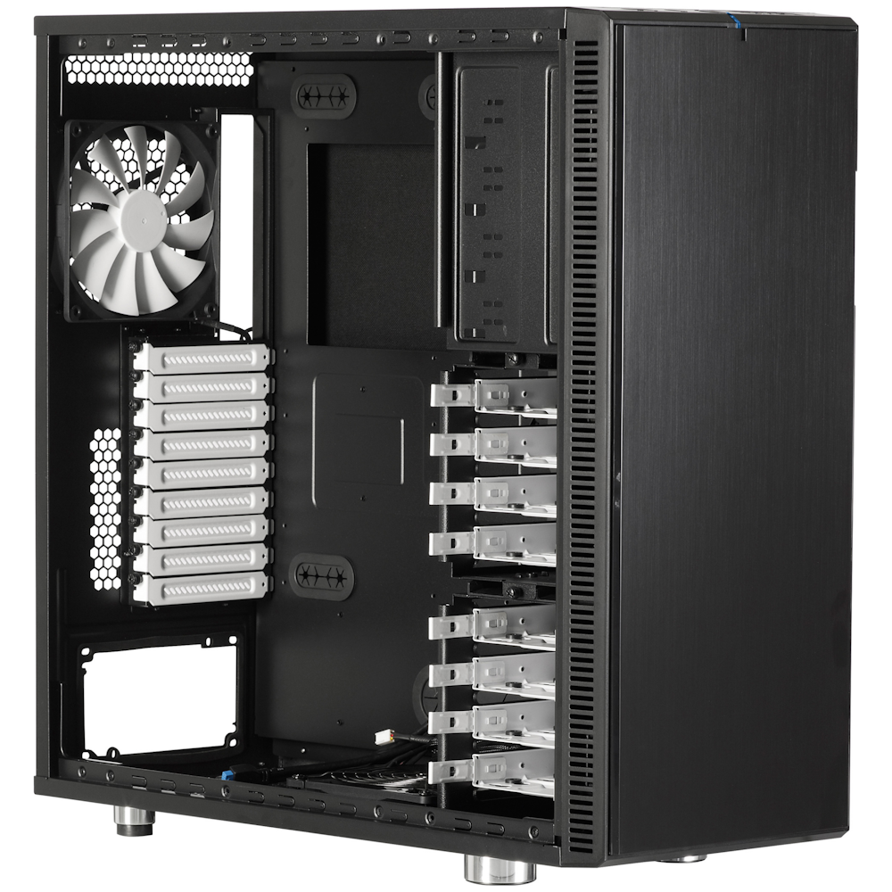 A large main feature product image of Fractal Design Define XL R2 Full Tower Case - Black Pearl