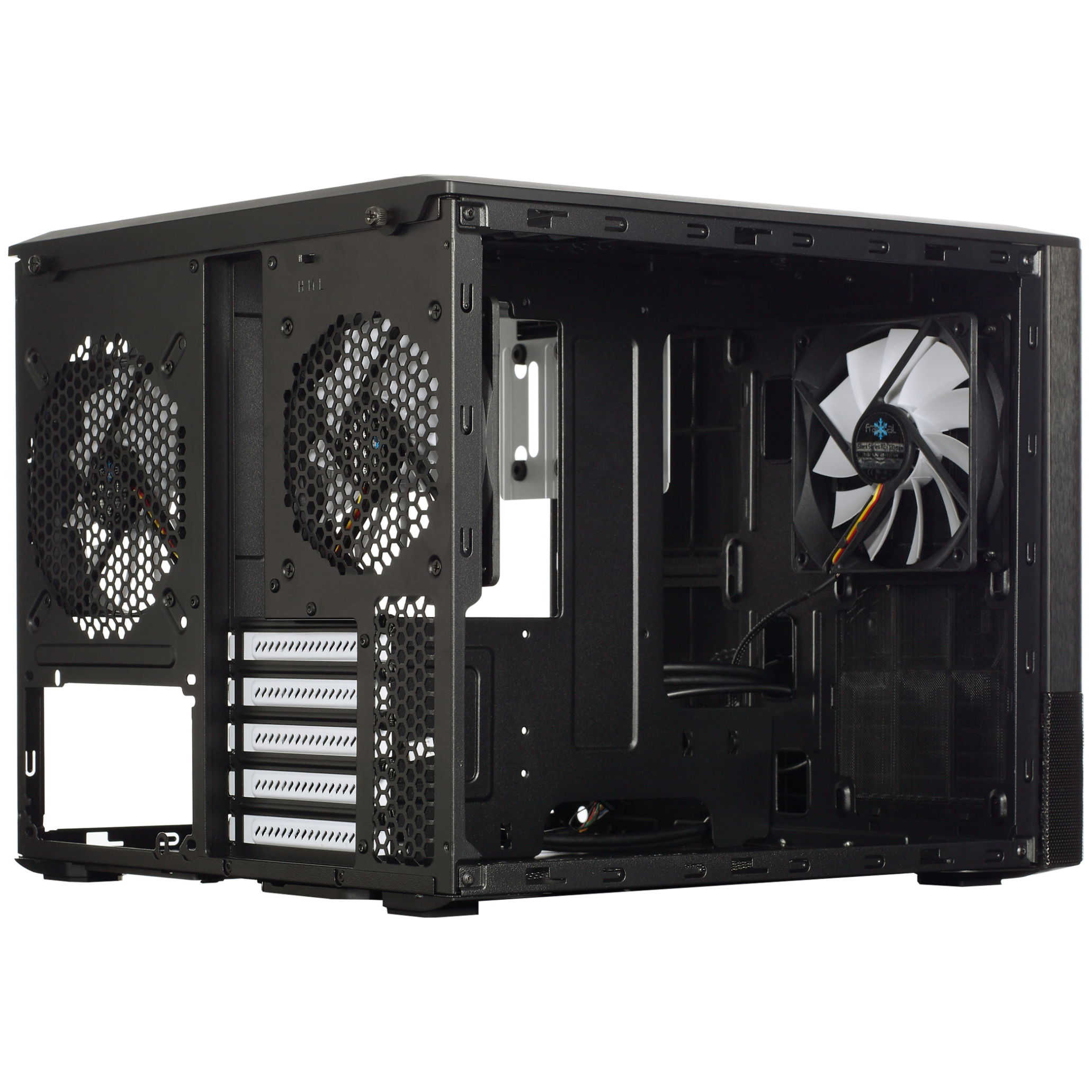 A large main feature product image of Fractal Design Node 804 Micro Tower Case (Black)