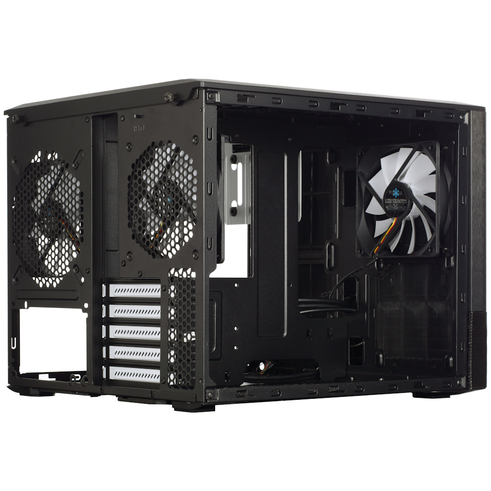 A large main feature product image of Fractal Design Node 804 Micro Tower Case - Black