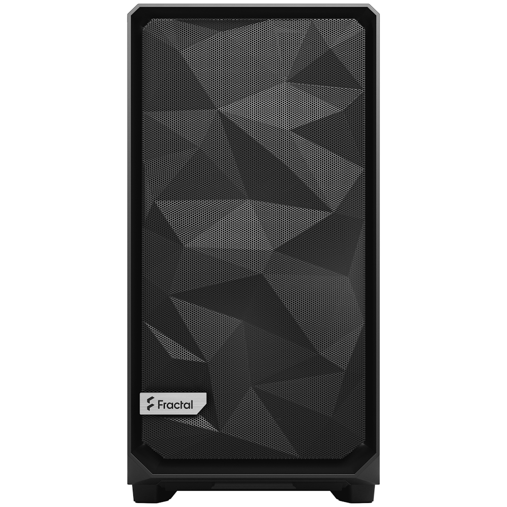 A large main feature product image of Fractal Design Meshify 2 Dark Tempered Glass Mid Tower Case Black