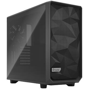 Product image of Fractal Design Meshify 2 Light Tempered Glass Mid Tower Case Grey - Click for product page of Fractal Design Meshify 2 Light Tempered Glass Mid Tower Case Grey