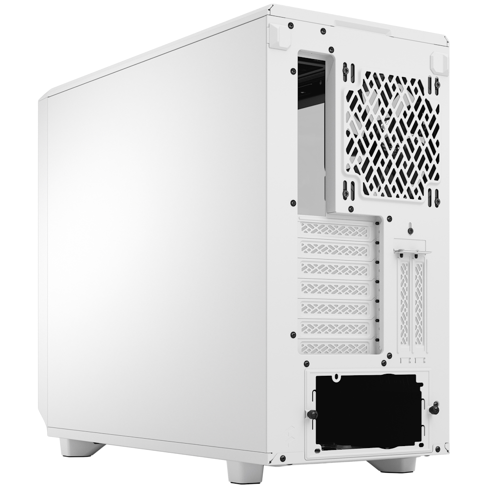 A large main feature product image of Fractal Design Meshify 2 TG Clear Tint Mid Tower Case - White