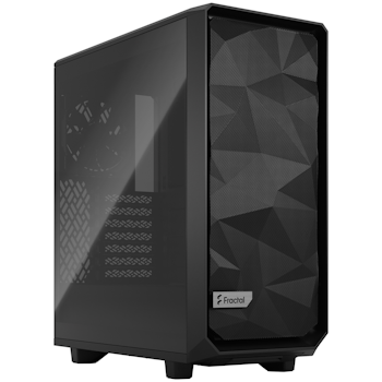 Product image of Fractal Design Meshify 2 Compact TG Light Tint Mid Tower Case - Black - Click for product page of Fractal Design Meshify 2 Compact TG Light Tint Mid Tower Case - Black