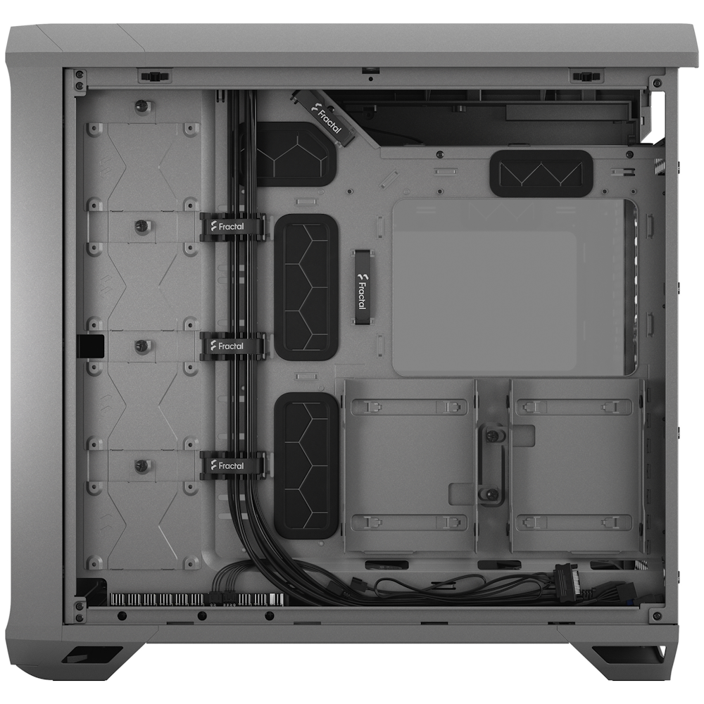 A large main feature product image of Fractal Design Torrent TG Light Tint Mid Tower Case - Grey