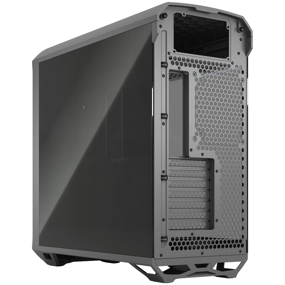A large main feature product image of Fractal Design Torrent TG Light Tint Mid Tower Case - Grey