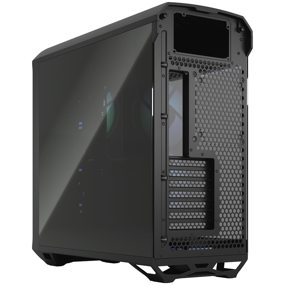 A large main feature product image of Fractal Design Torrent RGB TG Light Tint Mid Tower Case - Black
