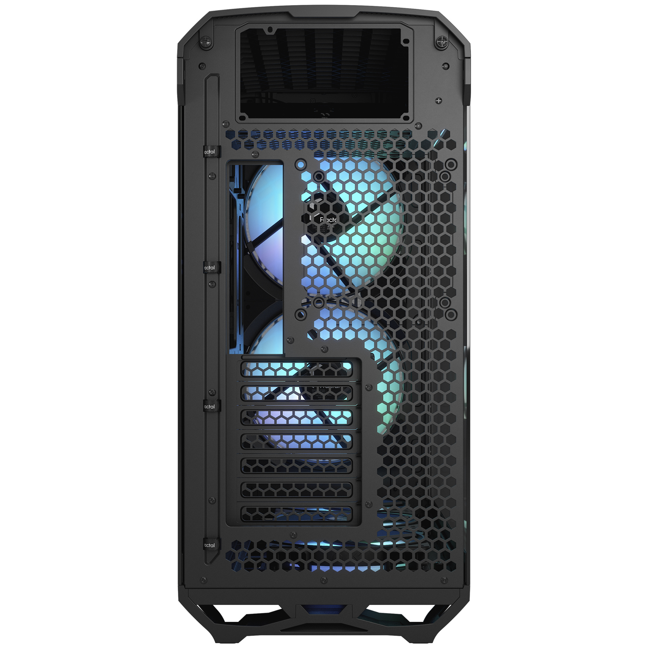 A large main feature product image of Fractal Design Torrent RGB TG Light Tint Mid Tower Case (Black)