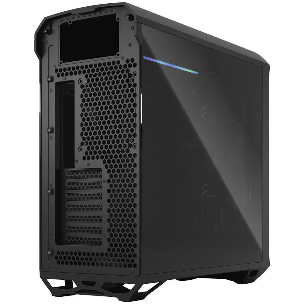 A large main feature product image of Fractal Design Torrent TG Dark Tint Mid Tower Case - Black