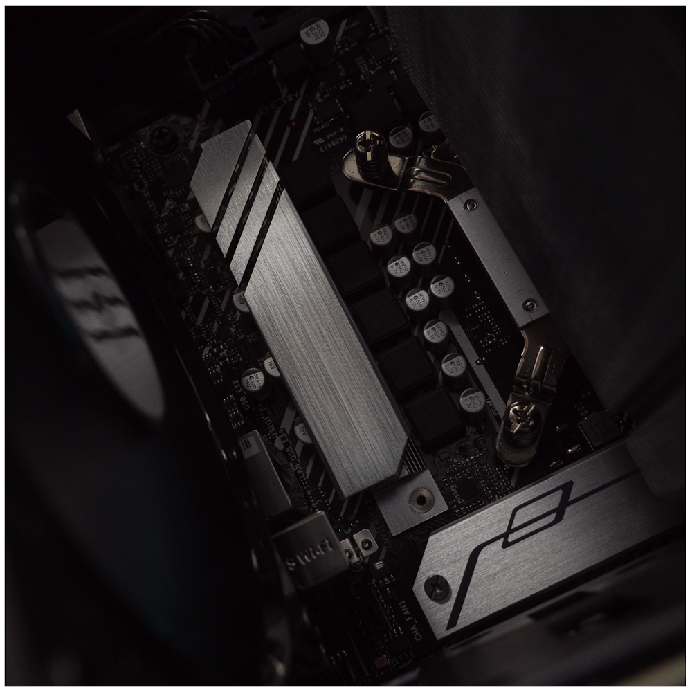 A large main feature product image of PLE Riptide RTX 3060 Ti Ready To Go Gaming PC