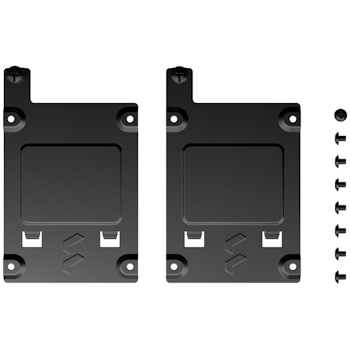 Product image of Fractal Design SSD Tray Kit - Type-B (2-Pack) Black - Click for product page of Fractal Design SSD Tray Kit - Type-B (2-Pack) Black