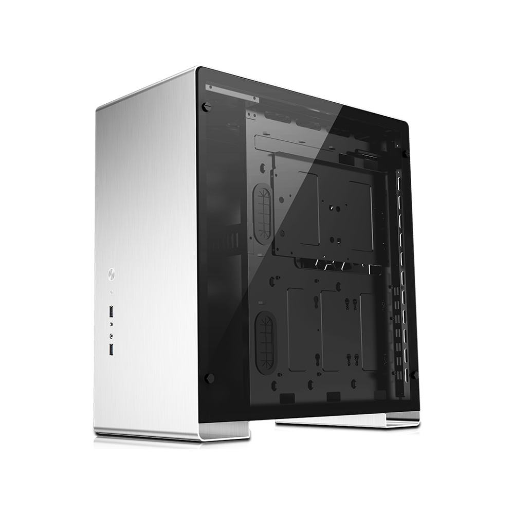 A large main feature product image of Jonsbo U5 S Tempered Glass Mid Tower Case Silver