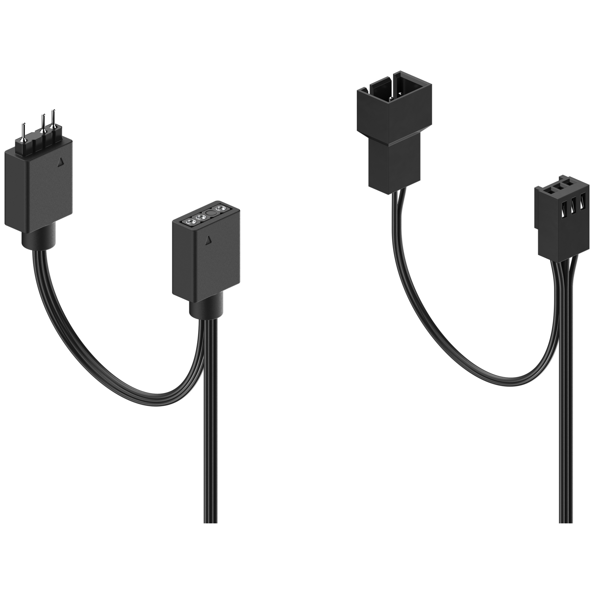 A large main feature product image of Fractal Design Aspect 12 RGB 120mm Fan 3-Pack (Black)