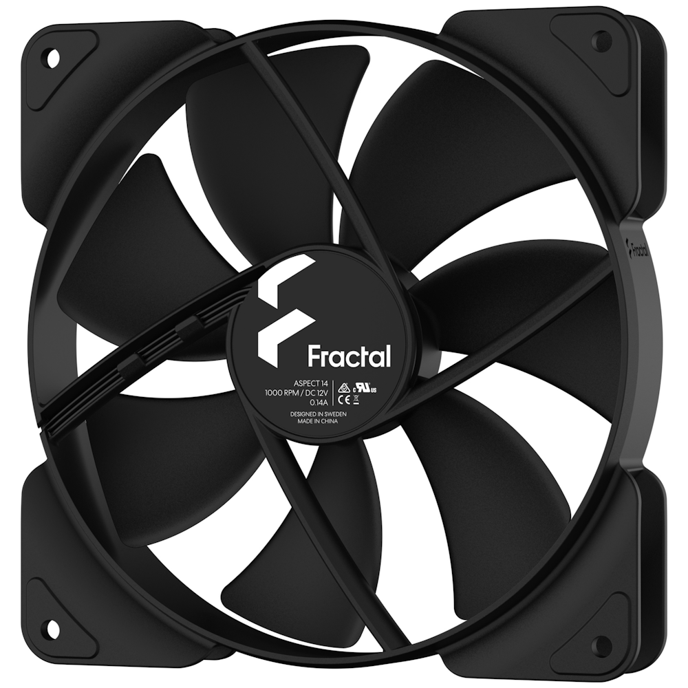 A large main feature product image of Fractal Design Aspect 14 140mm Fan Black