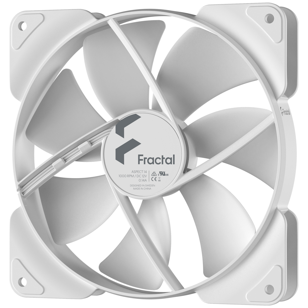 A large main feature product image of Fractal Design Aspect 14 140mm Fan White