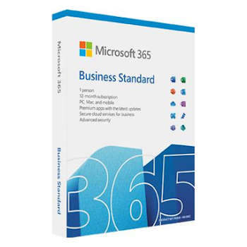 Product image of Microsoft 365 Business Standard 1 User 1 Year Subscription - Medialess - Click for product page of Microsoft 365 Business Standard 1 User 1 Year Subscription - Medialess