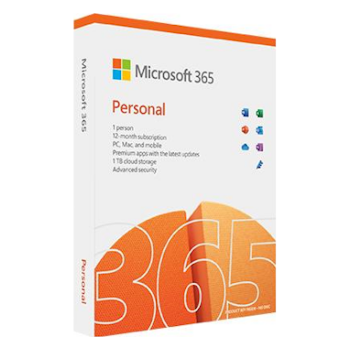 Product image of Microsoft 365 Personal 1 User 1 Year Subscription - Medialess - Click for product page of Microsoft 365 Personal 1 User 1 Year Subscription - Medialess