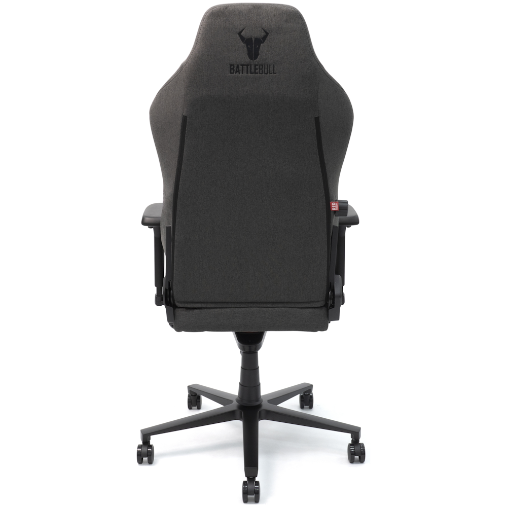 A large main feature product image of BattleBull Vaporweave 2 Gaming Chair Dark Grey/Black