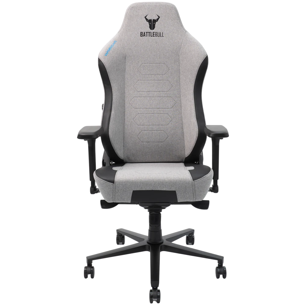 A large main feature product image of BattleBull Vaporweave 2 Gaming Chair - Grey/Black