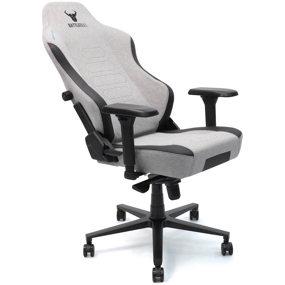 A large main feature product image of BattleBull Vaporweave 2 Gaming Chair Grey/Black