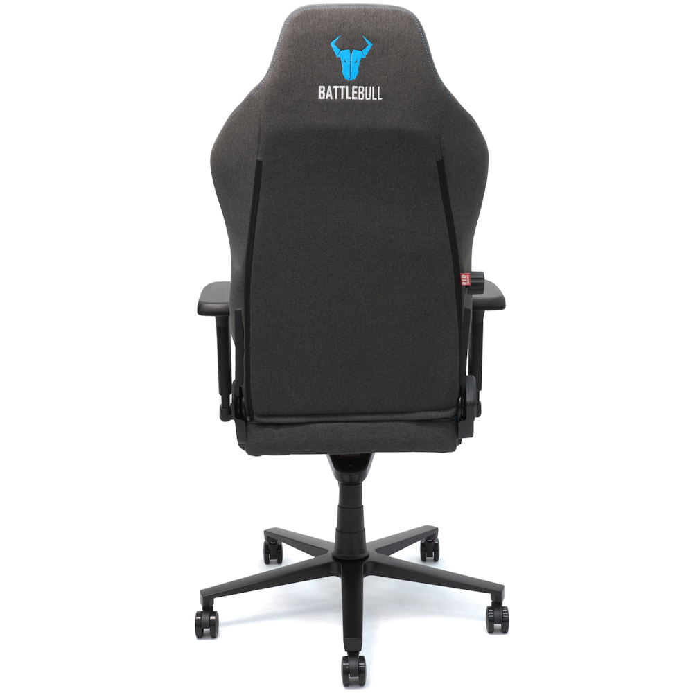 A large main feature product image of BattleBull Vaporweave 2 Gaming Chair Grey/Turquoise