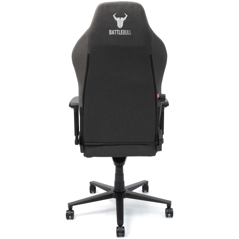 A large main feature product image of BattleBull Vaporweave 2 Gaming Chair Dark Grey/White